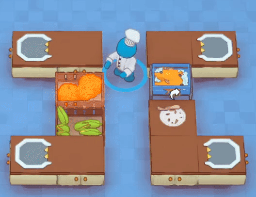 Pumpkin, Spiny Fish, Corn, and Bone are portioned