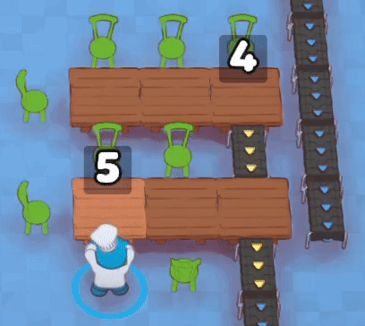 Dining Table is replaced to change where plates will spawn